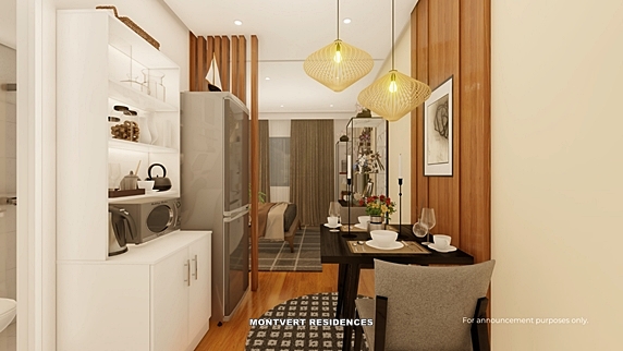 Montvert Residences studio - Condo for Sale in Santo Tomas (Tower 1) Montvert Residences